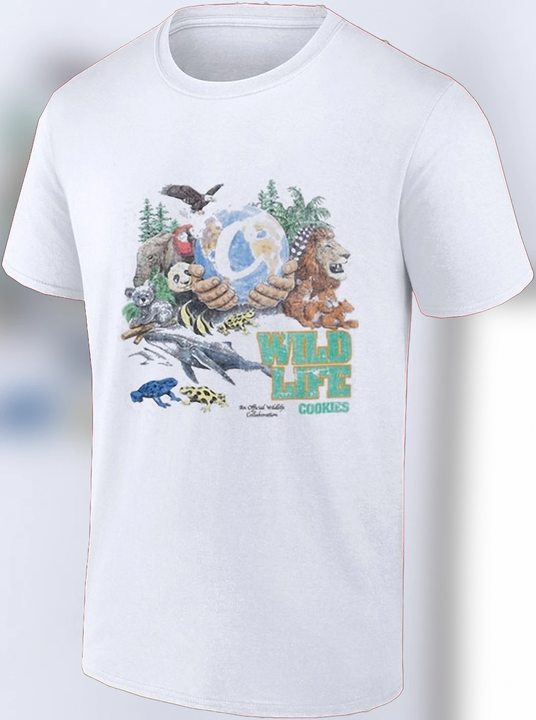 Wild Life Nature Animals Earth Graphic Tee, Vintage Outdoors Wildlife Lover T-Shirt