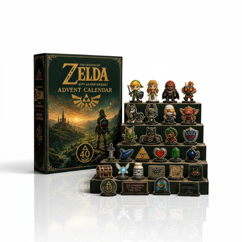 Zelda 40th Anniversary Advent Calendar Collectible Fan Gift