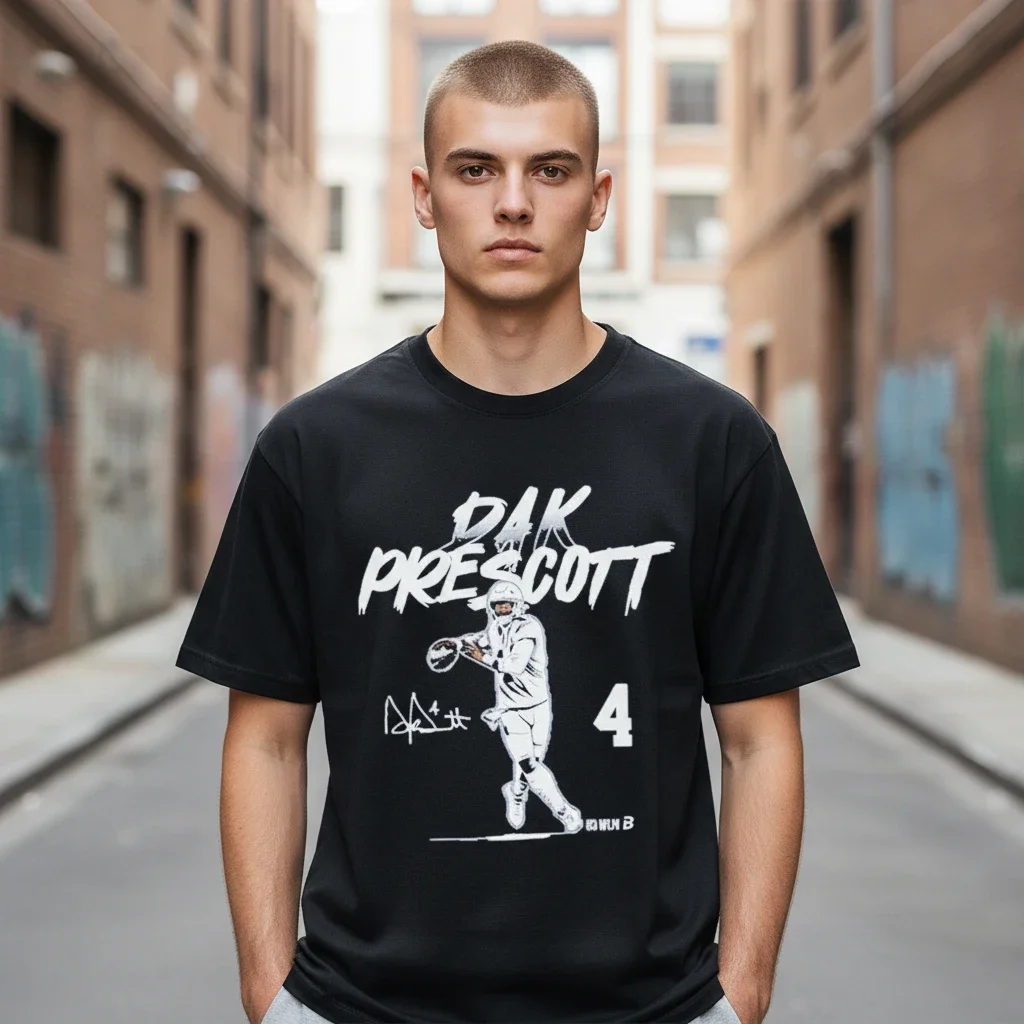 Dak Prescott Game Day Tee Dallas Football Quarterback Fan Shirt