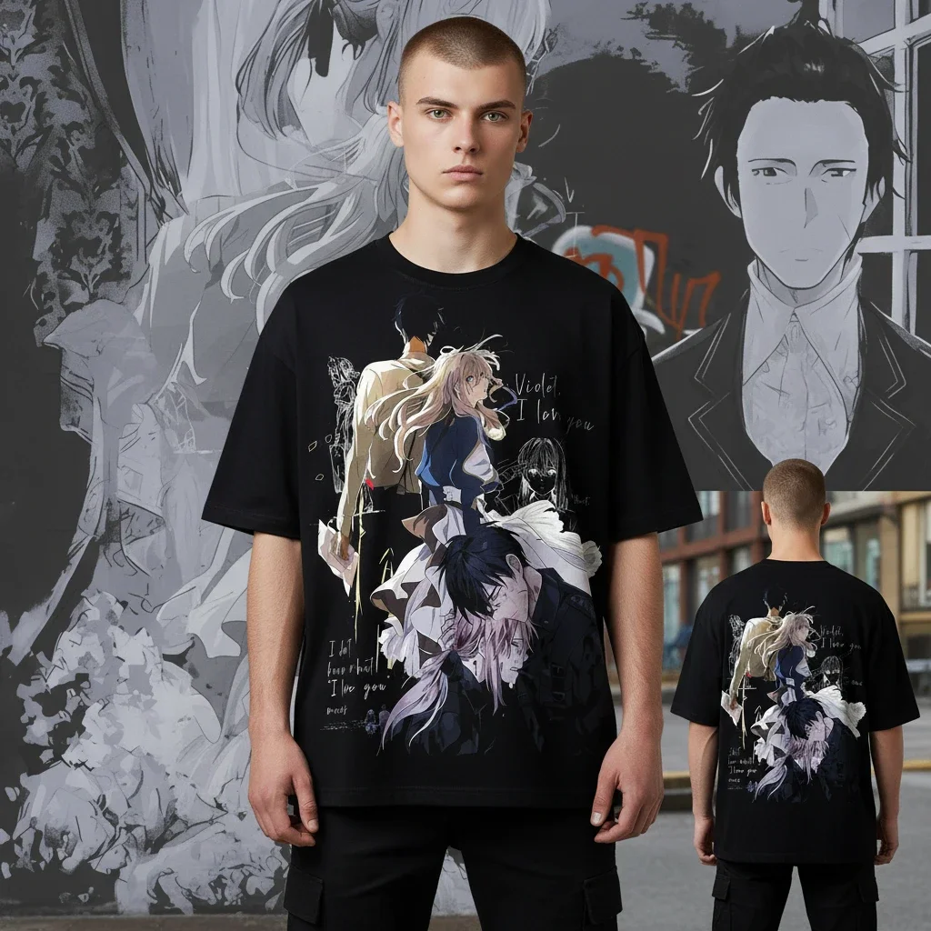 Violet Evergarden I Don't Know What I Love You Means Anime Graphic Tee
