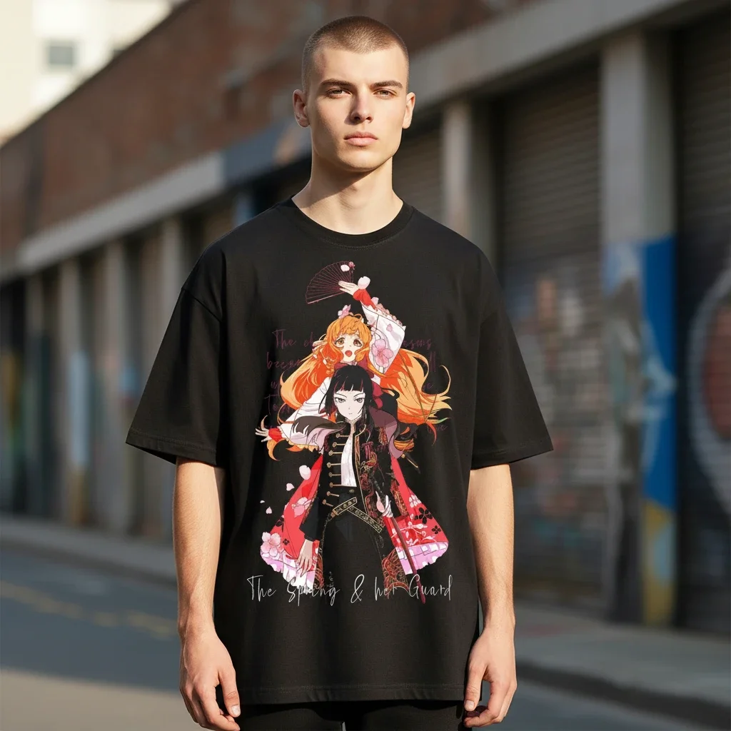 The Spring Her Guard Anime Fantasy Graphic Tee