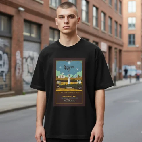 Stephen Wilson Jr Gary The Torch Tour 2026 Raleigh NC Concert Tee