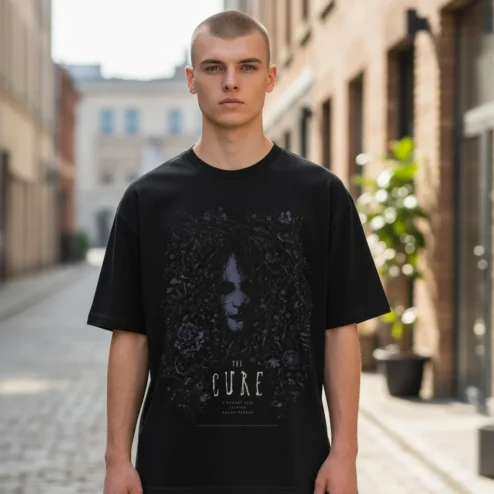 The Cure 2019 Concert Tee Trencin Festival Robert Smith Gothic Shirt