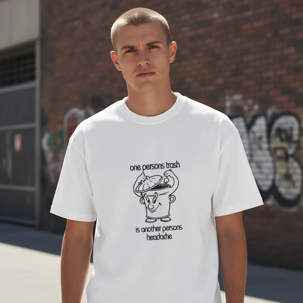 One Person's Trash Is Another Person's Headache Tee Funny Sarcastic Quote
