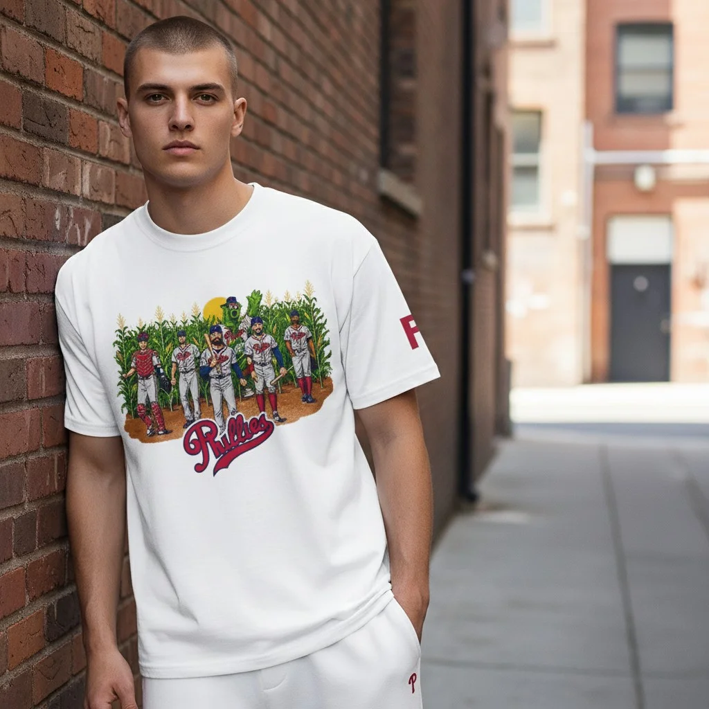 Vintage Phillies Tee Field of Dreams Baseball Graphic