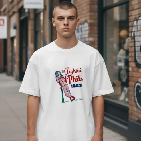 The Fightin' Phils Heritage Baseball Tee Retro Fan Shirt