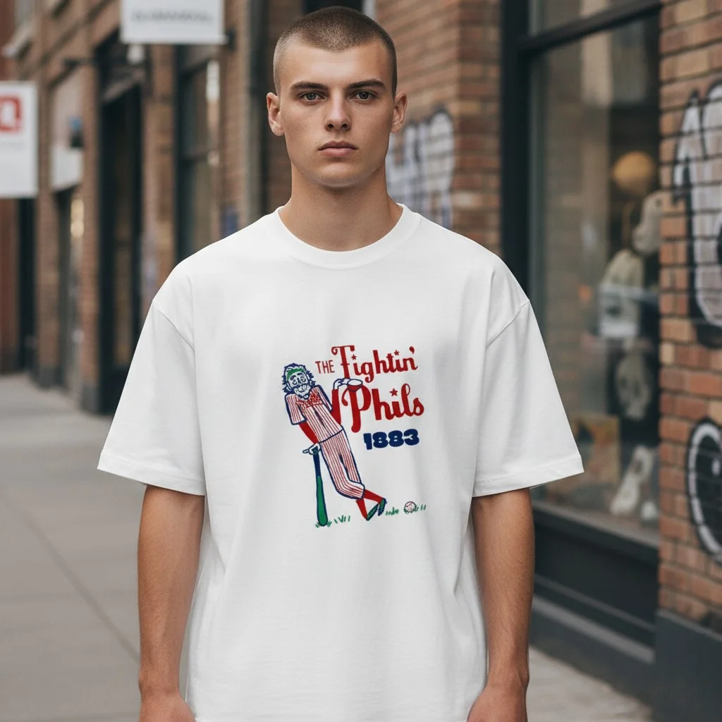 The Fightin' Phils Heritage Baseball Tee Retro Fan Shirt