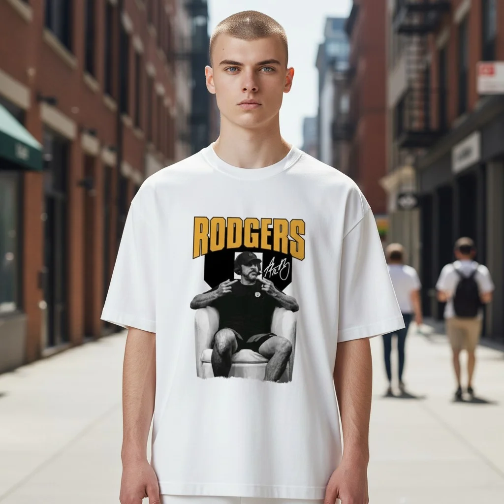 Aaron Rodgers Signature Graphic Tee Football Fan Streetwear Shirt