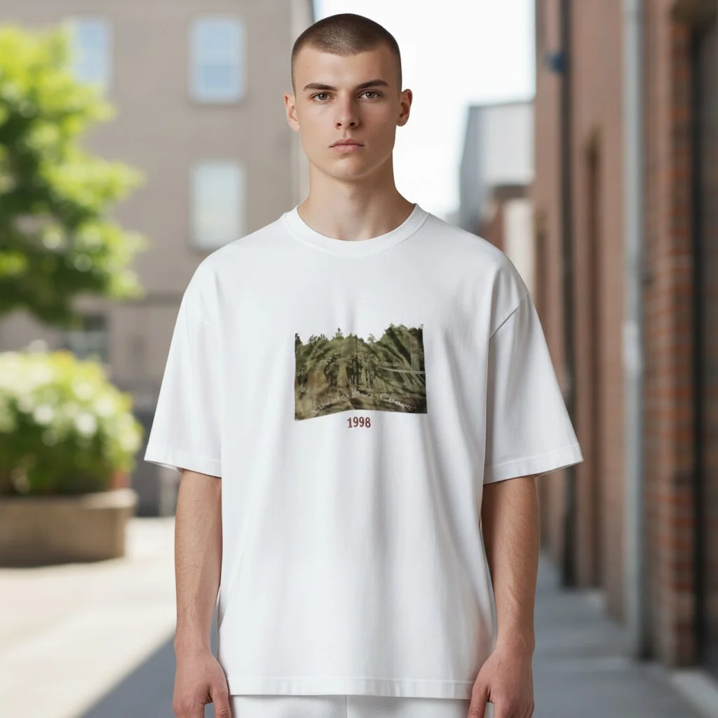 Vintage Landscape Photo Tee Custom Year Retro Scenic Streetwear Shirt