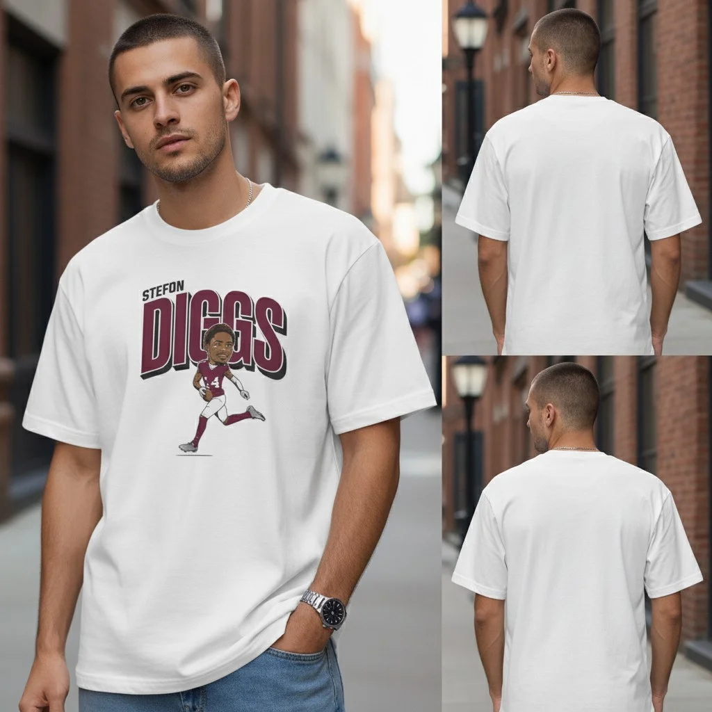 Stefon Diggs Washington Commanders Graphic Tee
