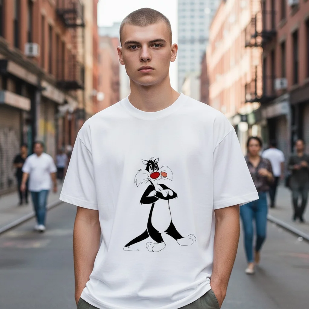 Sylvester the Cat Vintage Cartoon Tee Unisex Looney Tunes Fan Gift