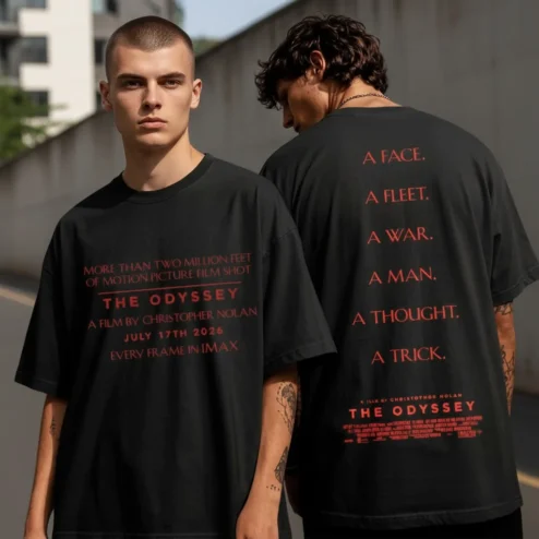 The Odyssey Christopher Nolan Motion Picture Film Shot Tee