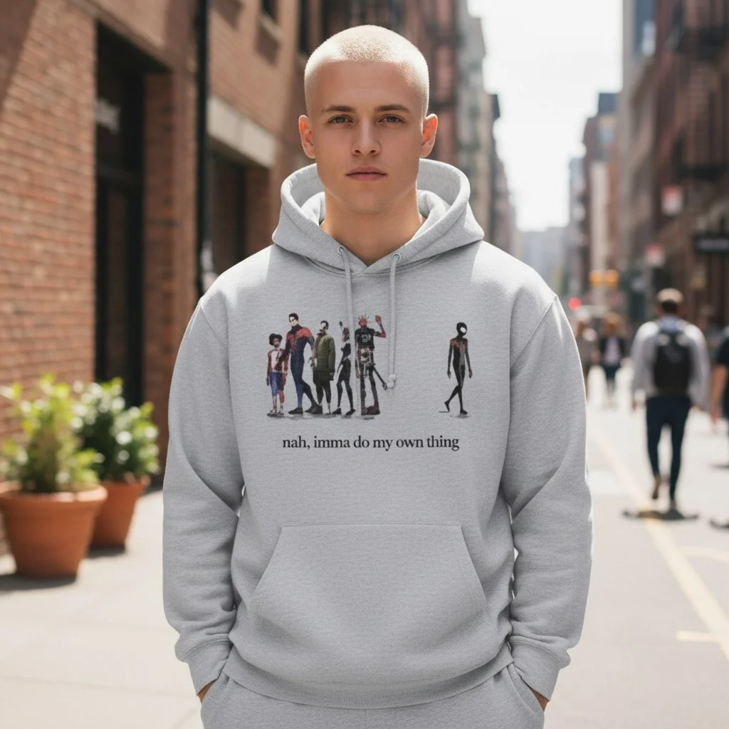 Nah Imma Do My Own Thing Hoodie Unisex Statement Streetwear Pullover