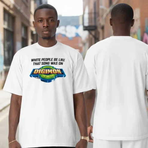 Digimon Movie Soundtrack Nostalgia Tee Funny 2000s Anime Meme Shirt