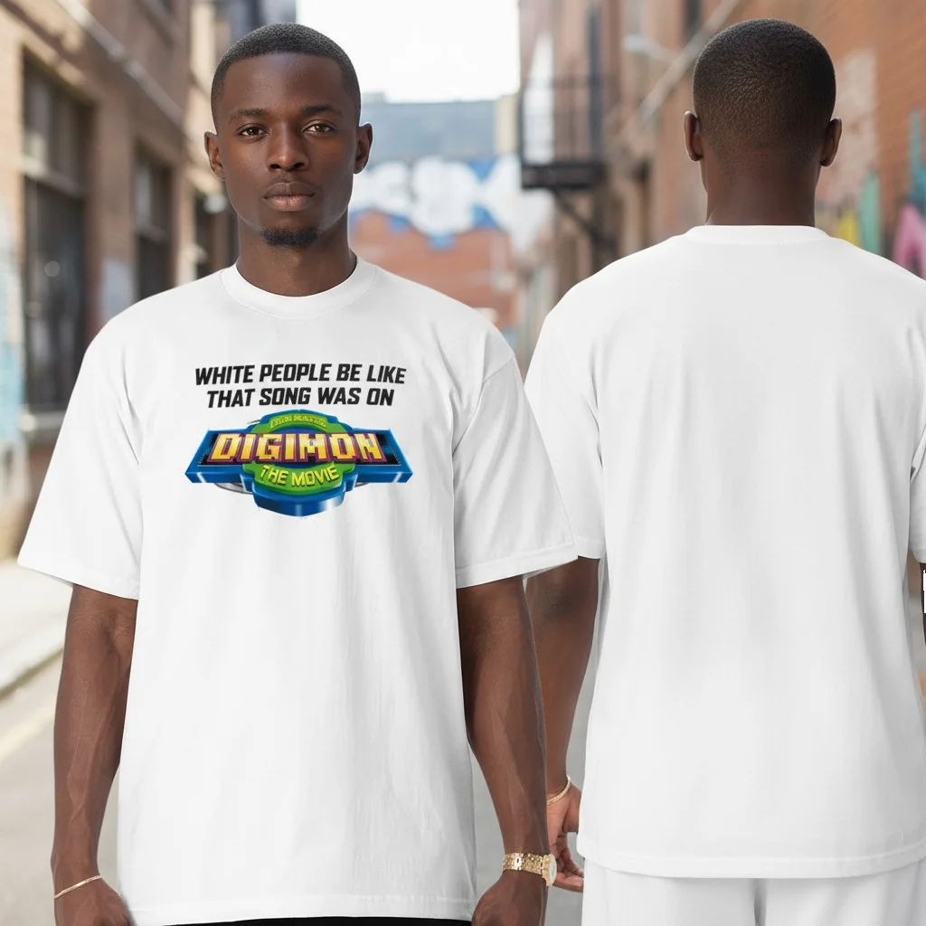 Digimon Movie Soundtrack Nostalgia Tee Funny 2000s Anime Meme Shirt