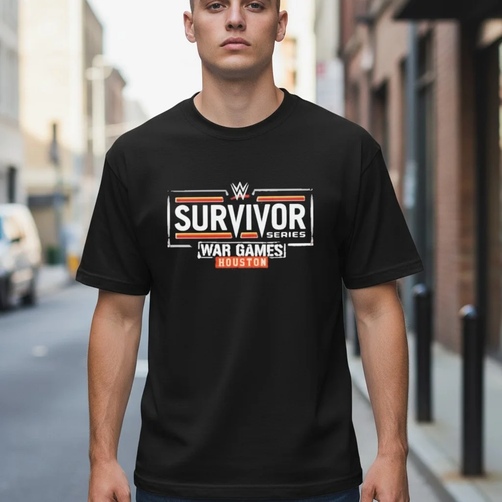 WWE Survivor Series War Games Houston Tee 2026 Wrestling Fan Event Merch