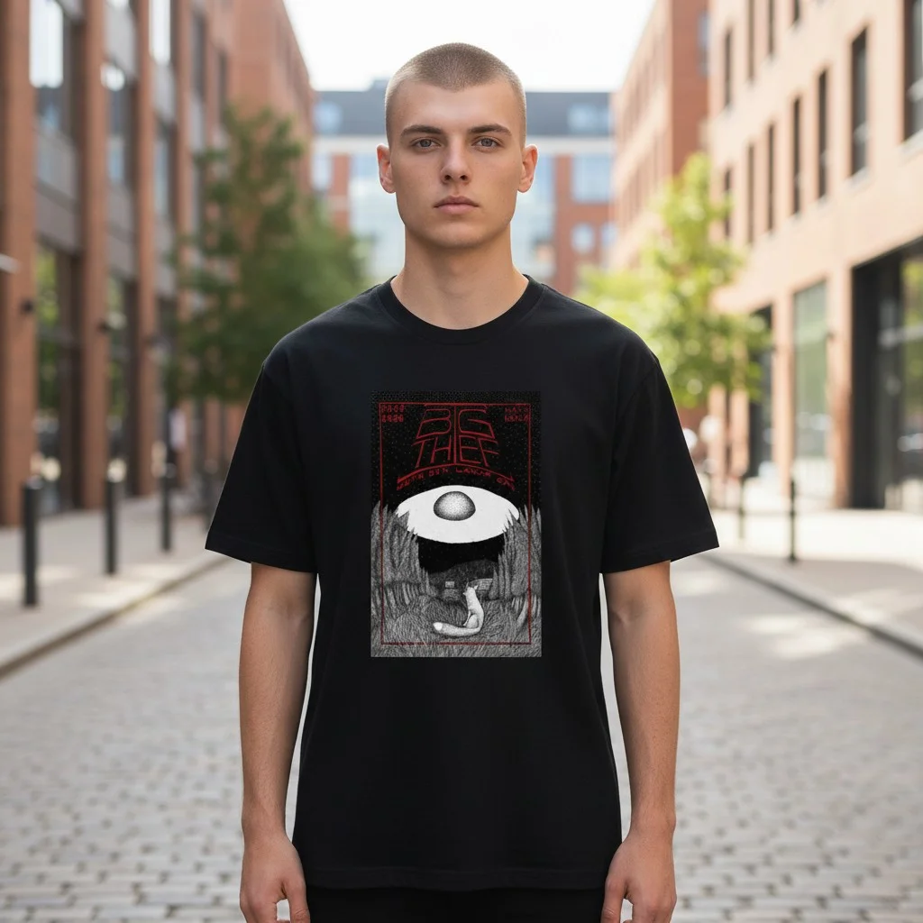 Big Thief Indie Rock Band Tee Surreal Forest Fox Graphic Fan Gift