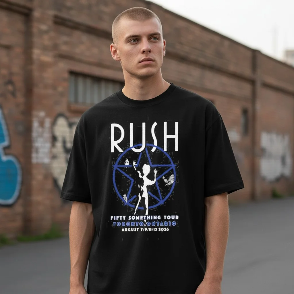 Rush Fifty Something Tour Toronto August 2026 Concert Tee