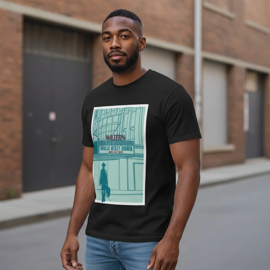 Charles Wesley Godwin The Wiltern Show Tap Tape Concert Tee