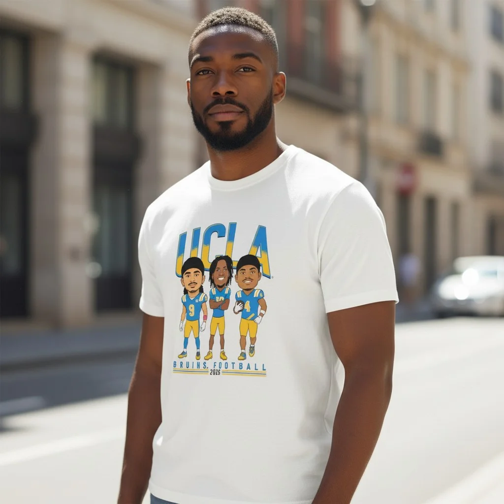 UCLA Bruins Football Retro 2025 Game Day Tee for College Tailgates