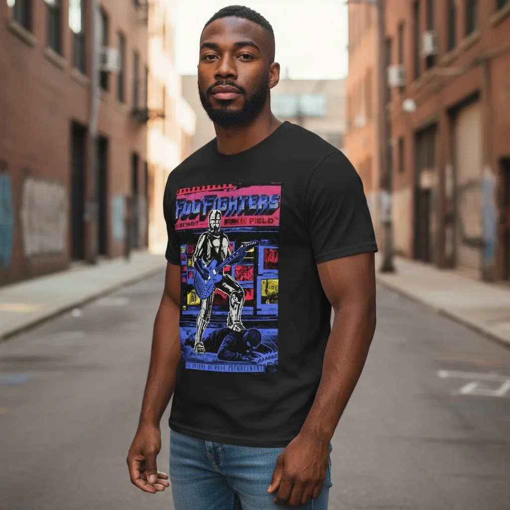 Foo Fighters Detroit Ford Field Concert Tee 2026 Commemorative Shirt