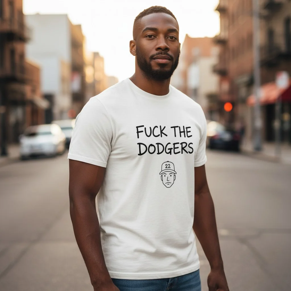 Fuck The Dodgers Tee Funny Anti-Dodgers Baseball Rivalry Shirt