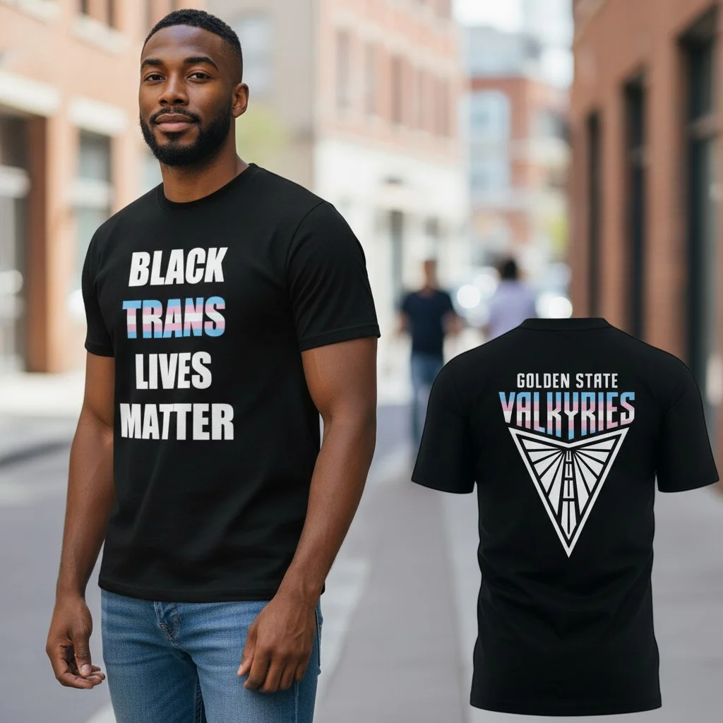 Golden State Valkyries Black Trans Lives Matter Statement Tee