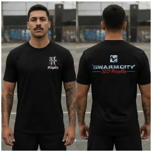 Houston Texans SWARM City 2025 Playoffs Tee for Game Day