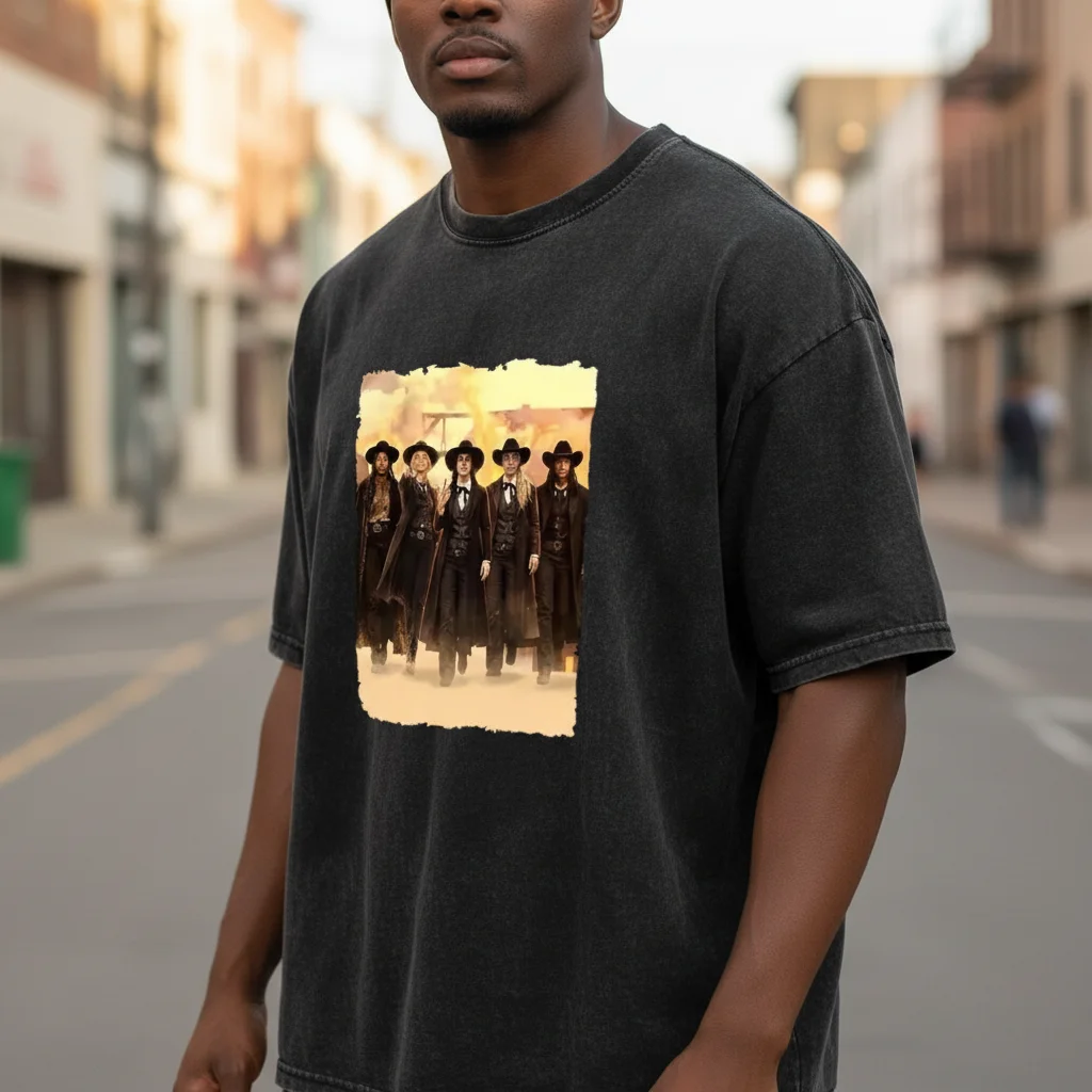 Cowboy Posse Vintage Western Graphic Tee Outlaw Rodeo Shirt