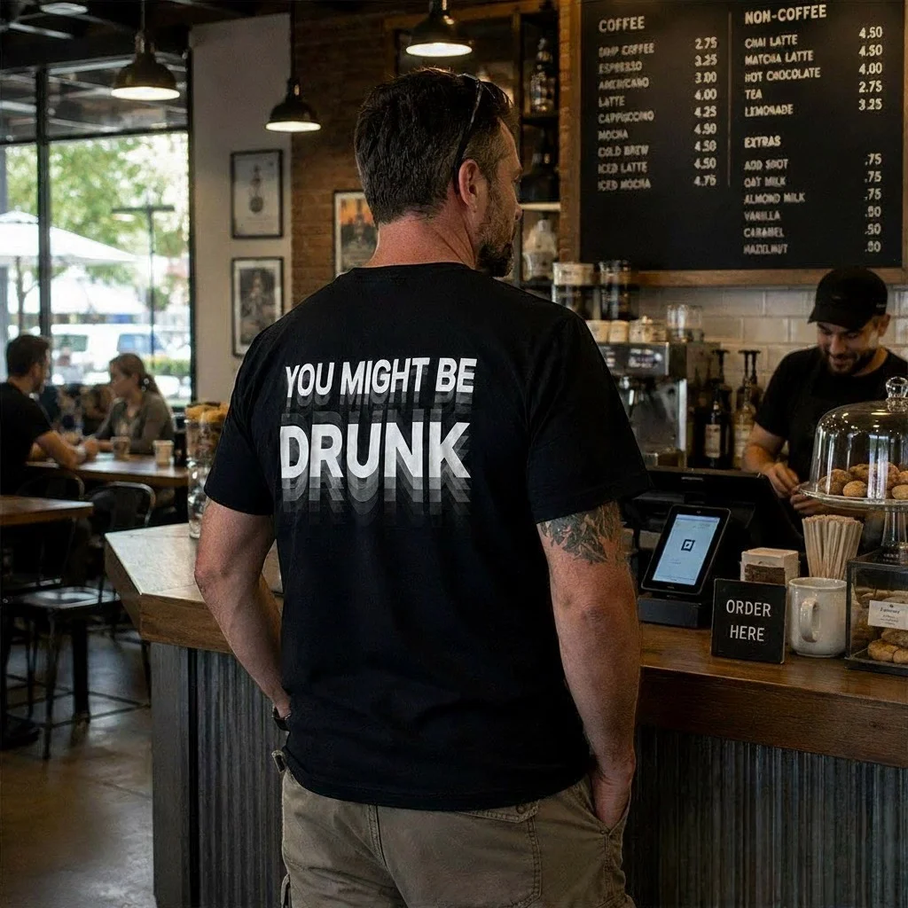 You Might Be Drunk Funny Drinking Humor Tee