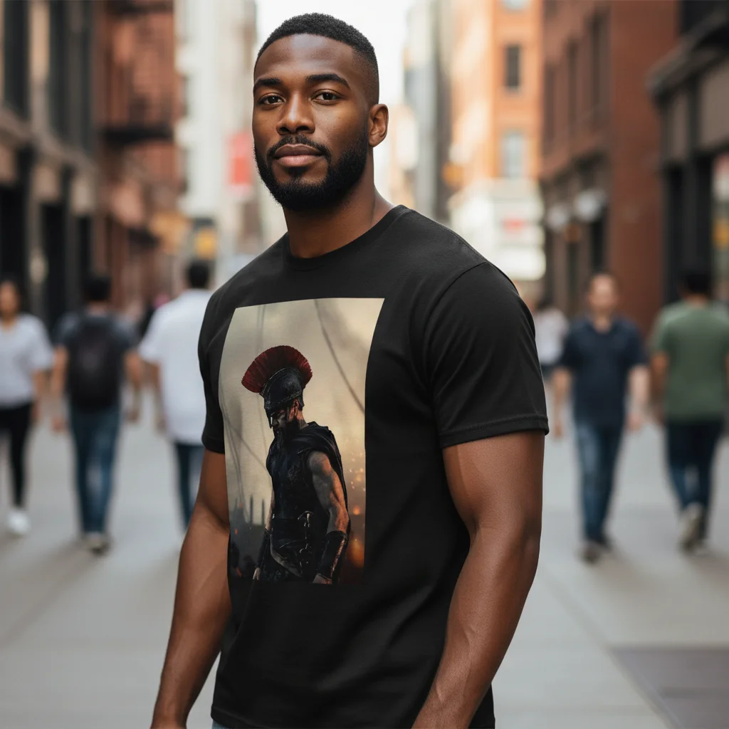 Ancient Warrior Epic Battle Tee for Men