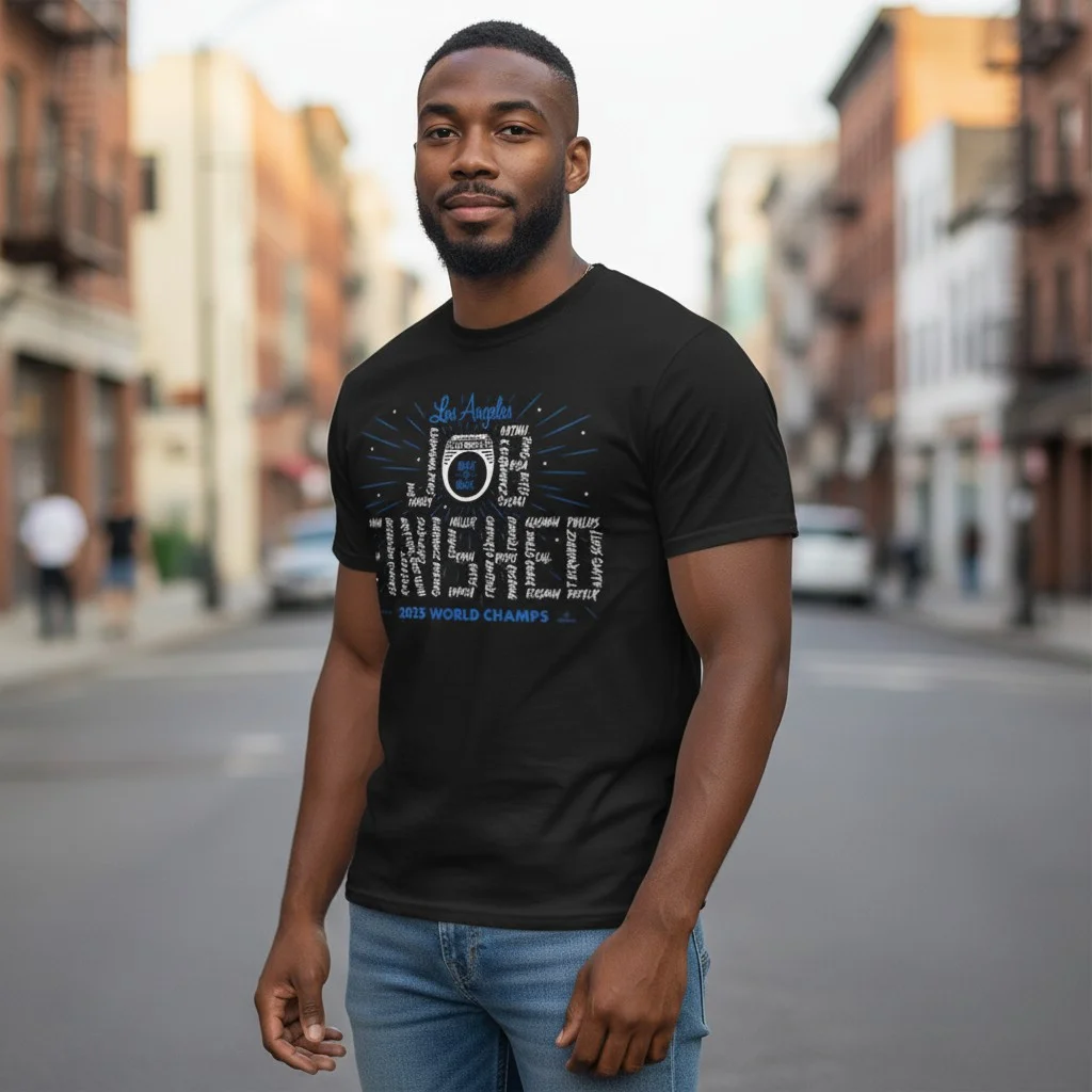 Los Angeles 2023 World Champs Tee Commemorative Sports Ring Graphic T-Shirt