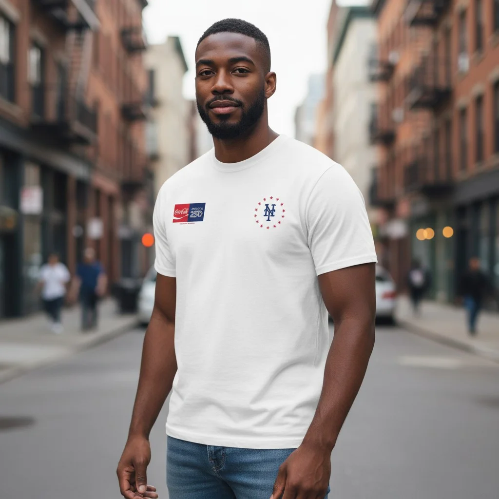 Coca-Cola Save The 2SD NY Stars Americana Graphic Tee