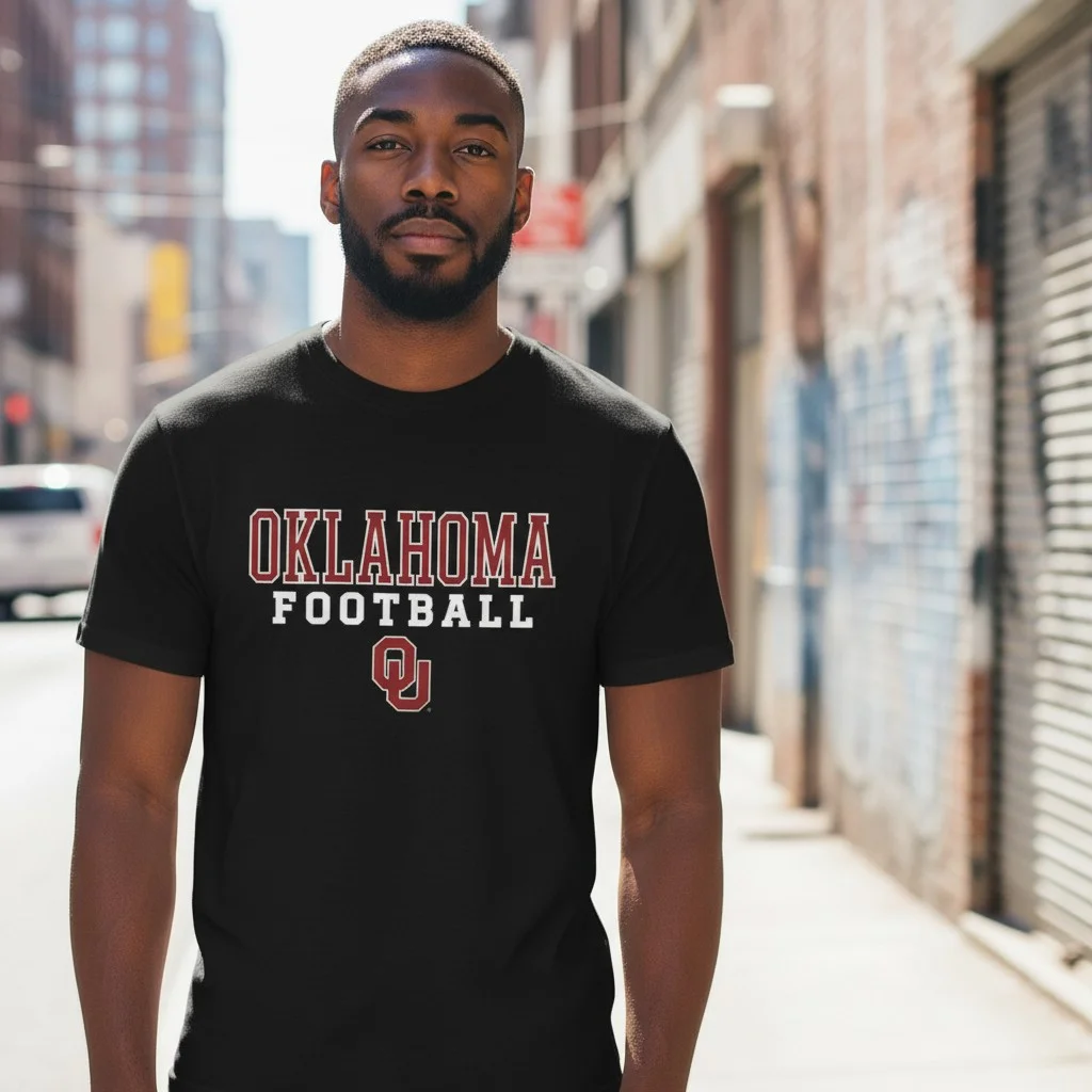 Oklahoma Football Game Day Tee OU Tailgate Shirt for Men