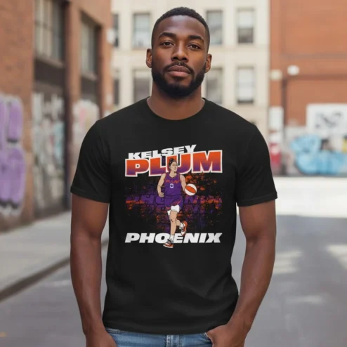 Kelsey Plum Phoenix Tee Retro Mercury Basketball Fan Gear