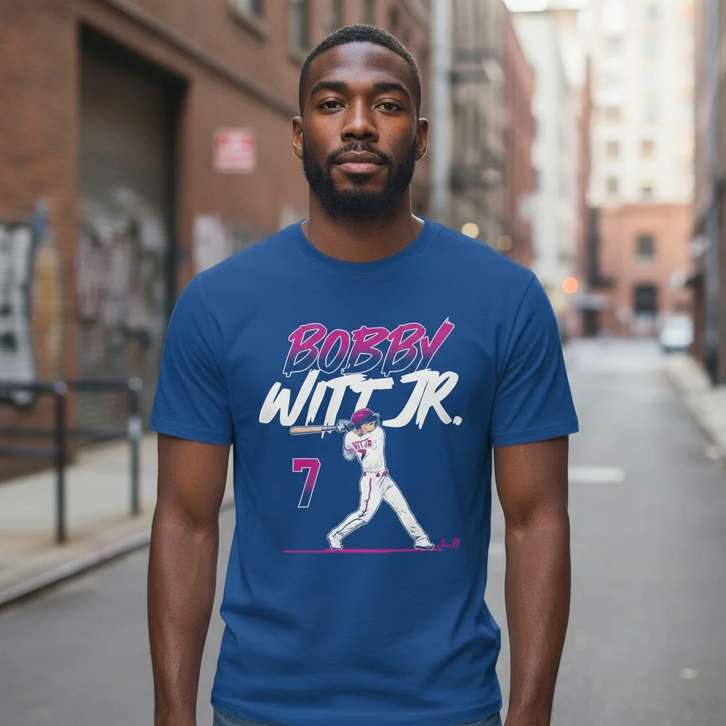 Bobby Witt Jr. 7 Tee Kansas City Baseball Fan Shirt