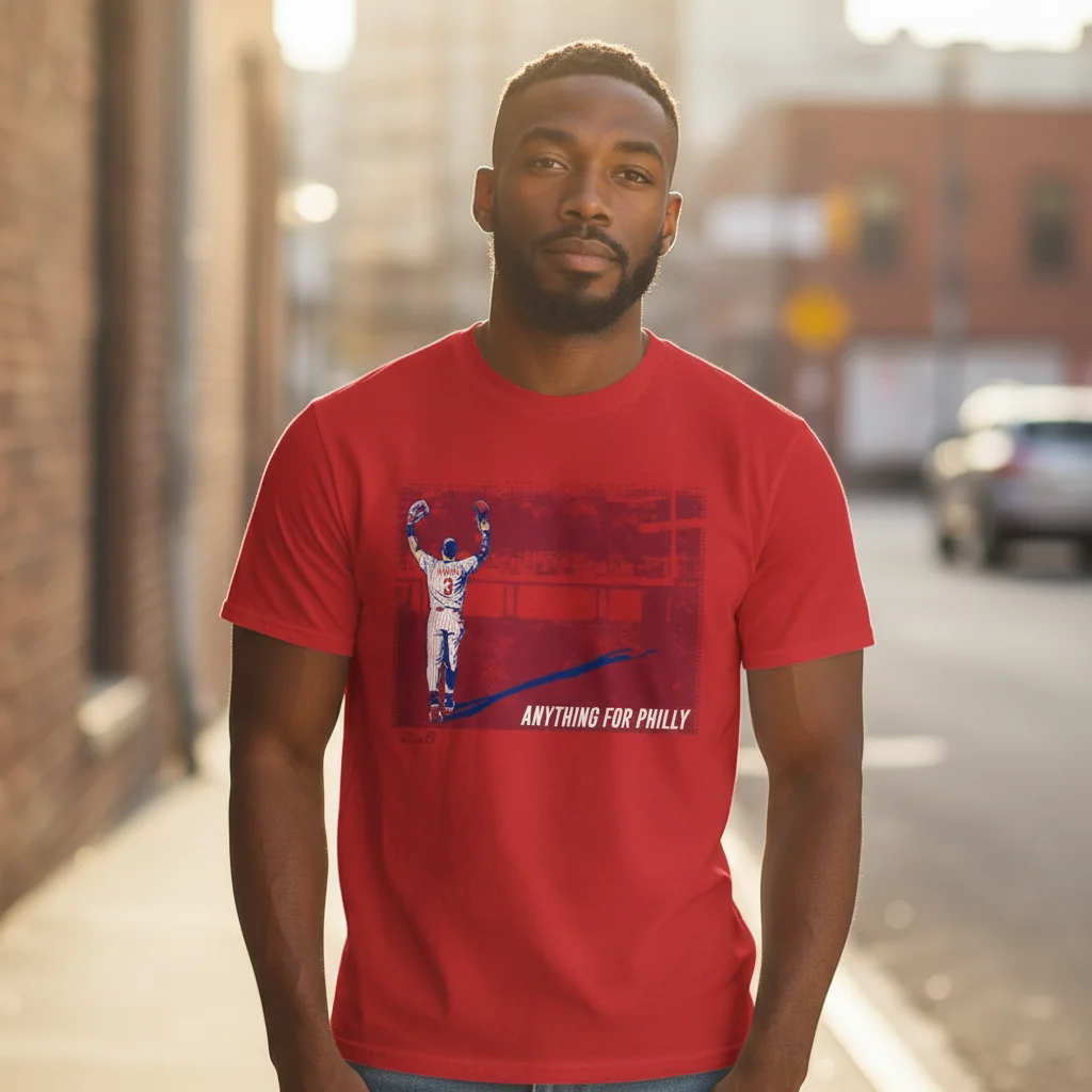 Anything For Philly Tee Philadelphia Baseball Fan Gift