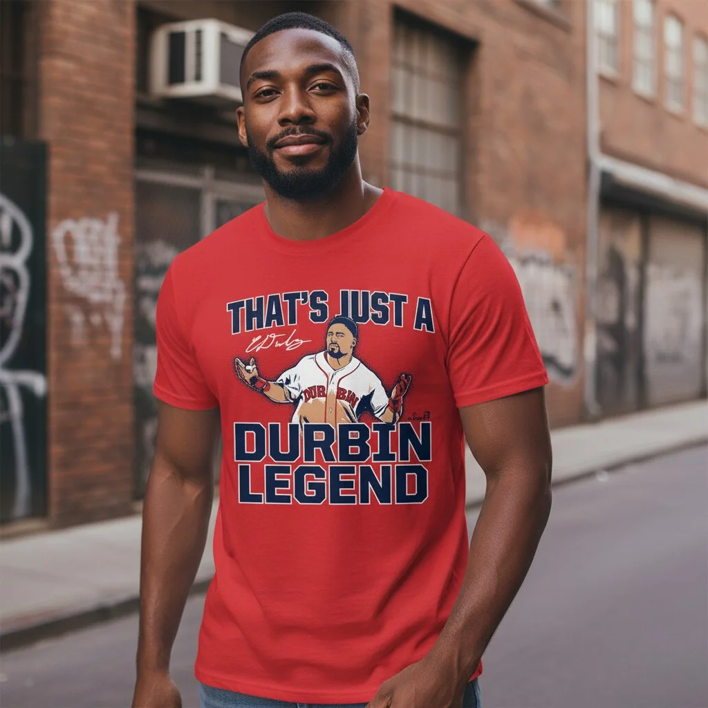 That's Just A Durbin Legend Red Baseball Tee Family Pride Shirt