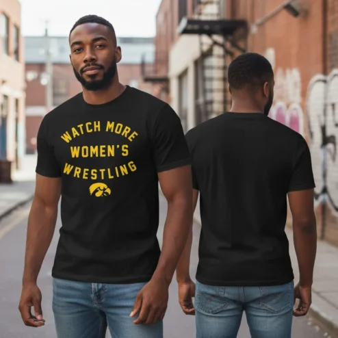 Watch More Women's Wrestling Support Tee Girls Fan Apparel