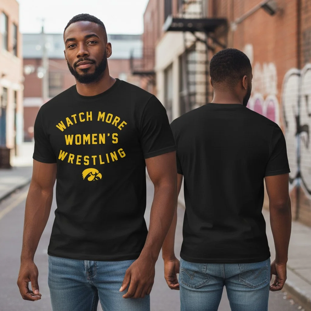 Watch More Women's Wrestling Support Tee Girls Fan Apparel