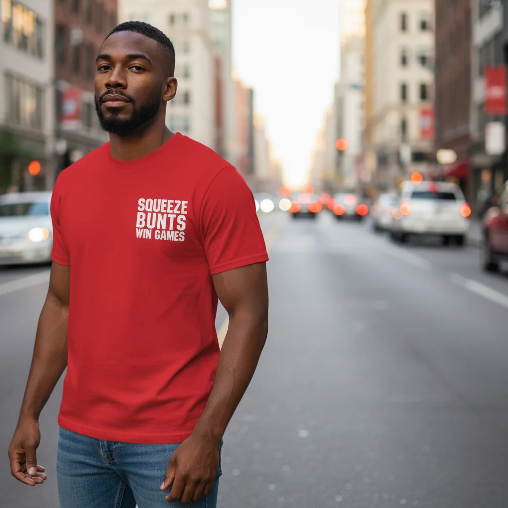 Squeeze Bunt Small Ball Baseball Strategy Tee Humor Gift for Coaches