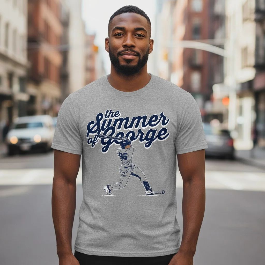 The Summer of George Seinfeld Baseball Tee Funny Pop Culture Graphic Shirt