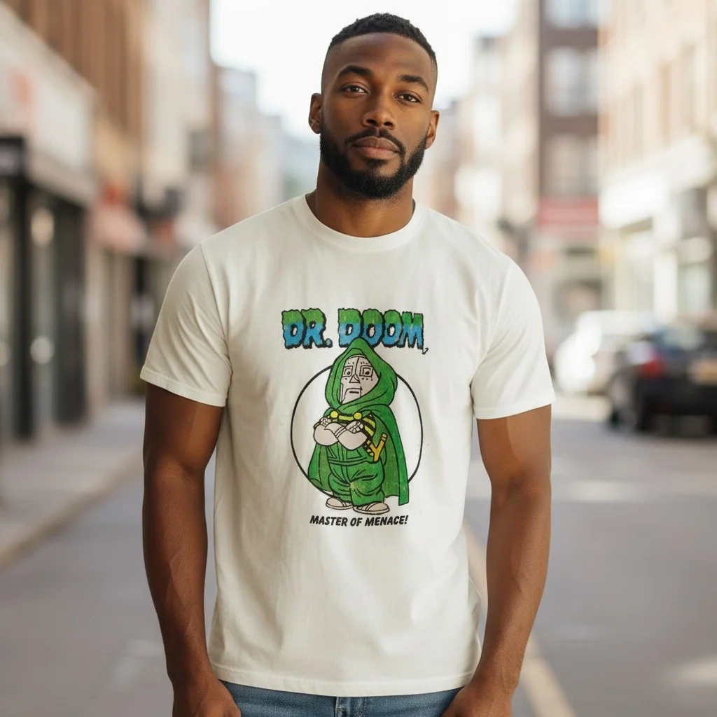 Doctor Doom Master of Menace Comic Graphic Tee
