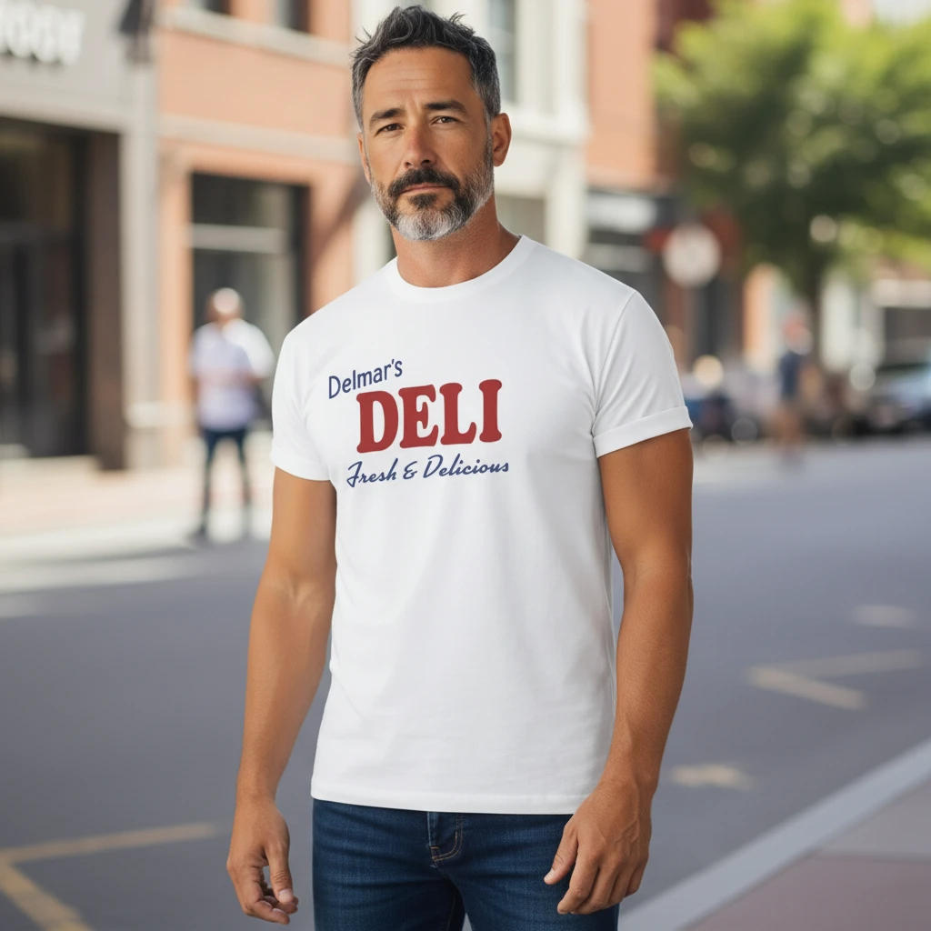Deli Fresh Delicious Custom Name Tee Vintage Sandwich Shop Shirt for Food Service Workers