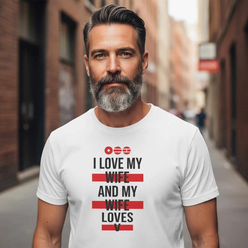 I Love My Wife and My Wife Loves Me Tee Funny Husband Anniversary Gift