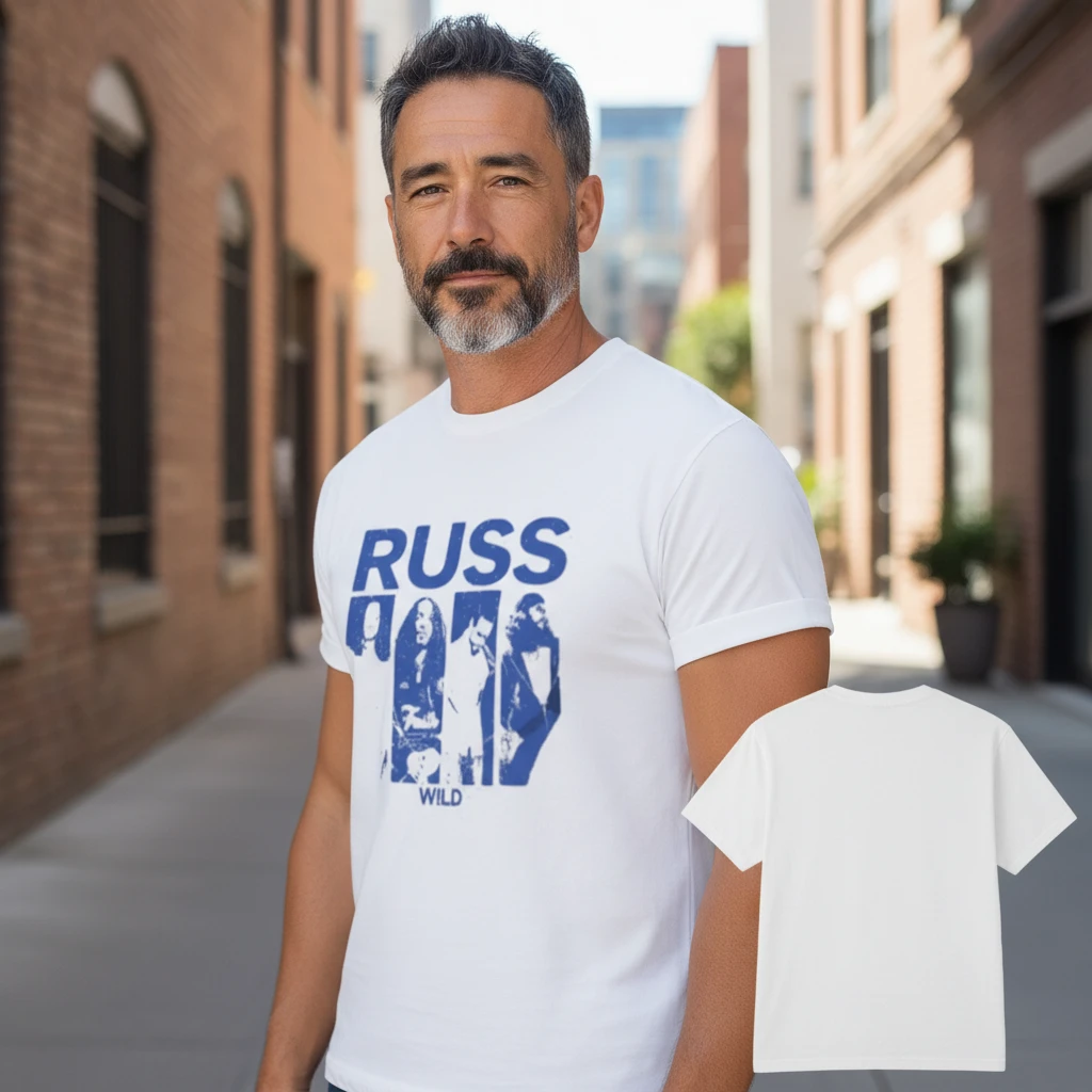 Russ Wild Concert Merch Tee Unisex Streetwear Fan Shirt