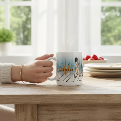 The View Coffee Mug City Skyline TV Show Fan Gift