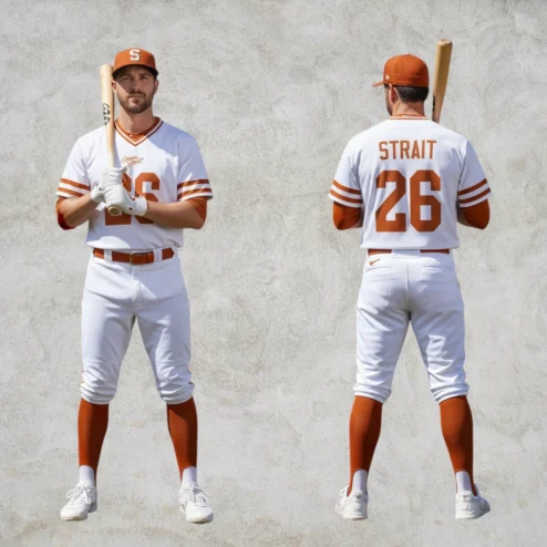 George Strait Custom Baseball Jersey Personalized Country Music Fan Apparel