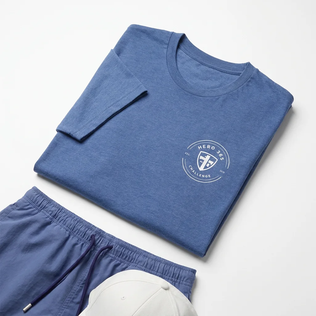 Third 30T Challenge Tee Bradley Cooper Style Workout Shirt