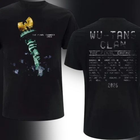 Wu-Tang Clan The Final Chamber 2026 Tour Tee, Vintage Hip Hop Concert Graphic Shirt